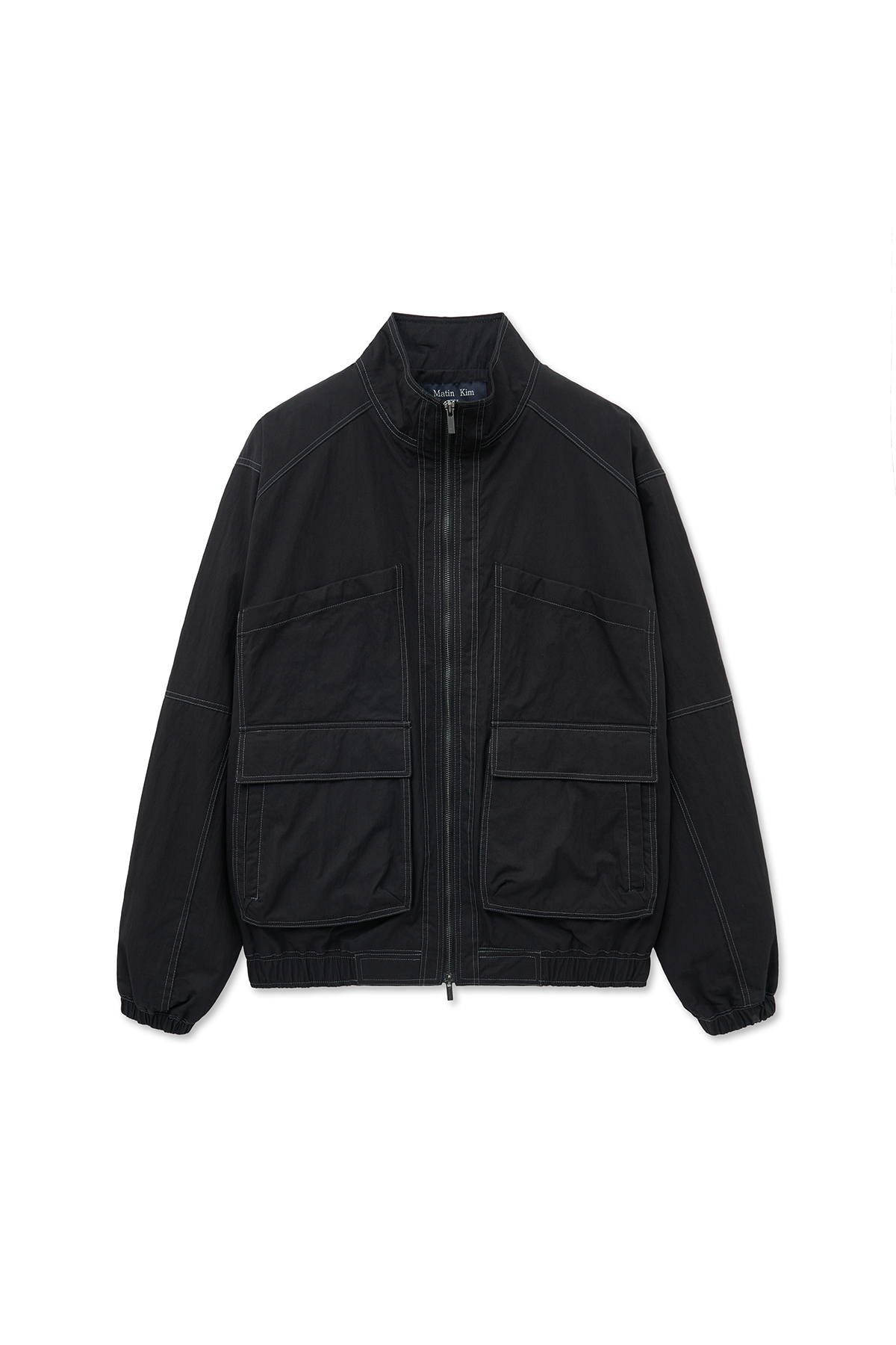 多功能飛行員夾克男款 黑色