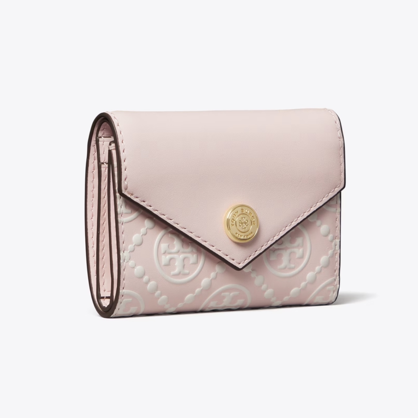 Tory Burch - T Monogram 壓印Logo短銀包 (166512)