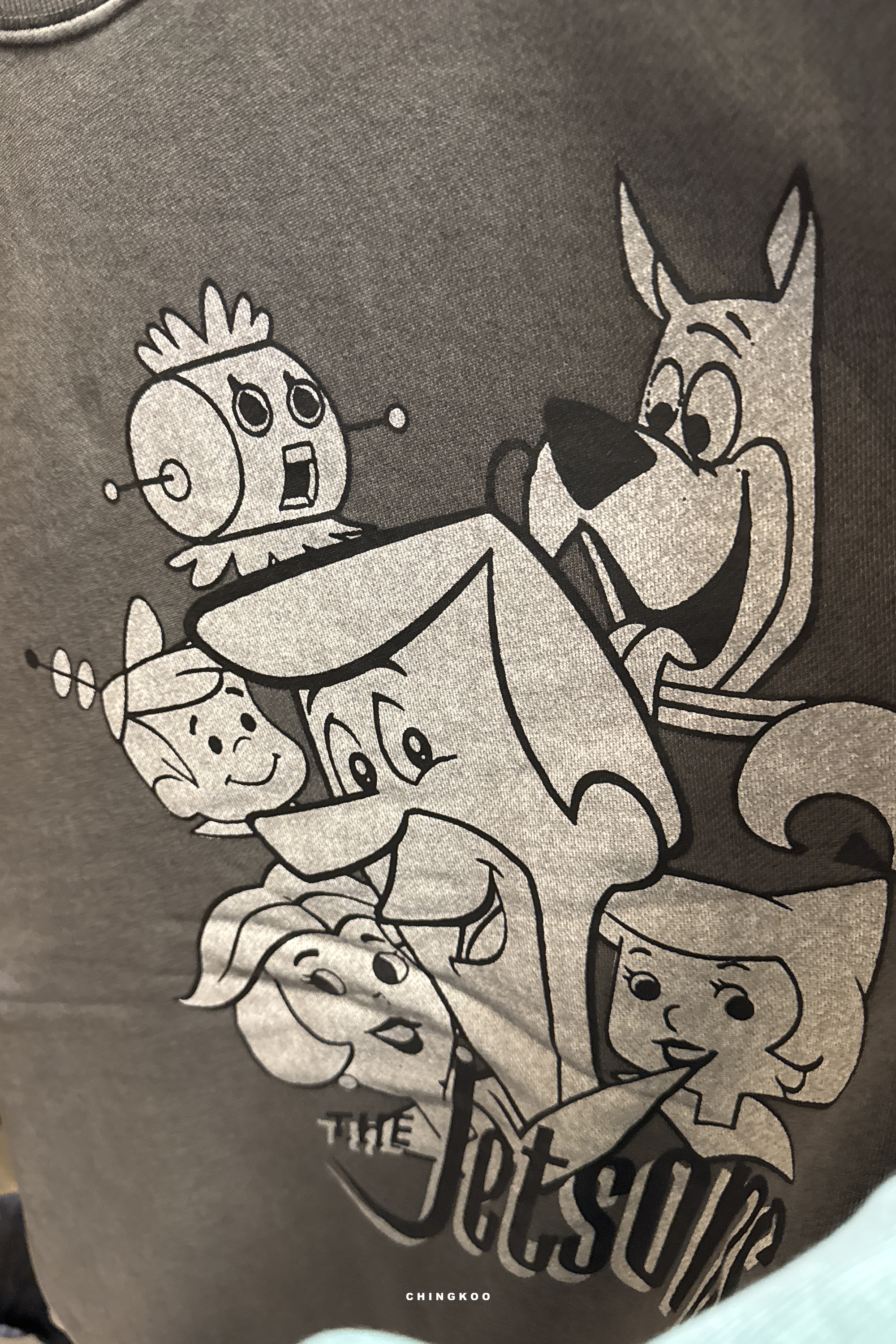 秋日KOREA｜傑森一家卡通印花大學T 2色