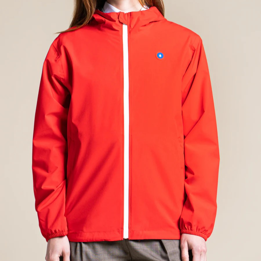 1FT1006-107 FLOTTE Passy Couleur - Raincoat Short Red #20007 (EU)