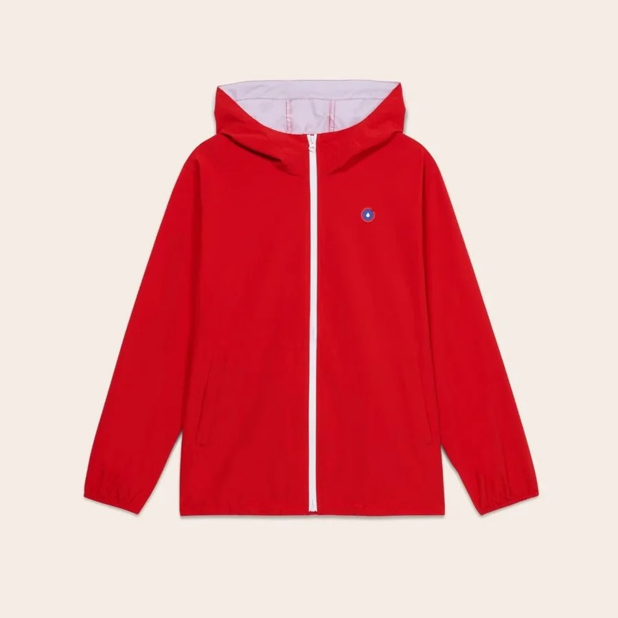 1FT1006-107 FLOTTE Passy Couleur - Raincoat Short Red #20007 (EU)