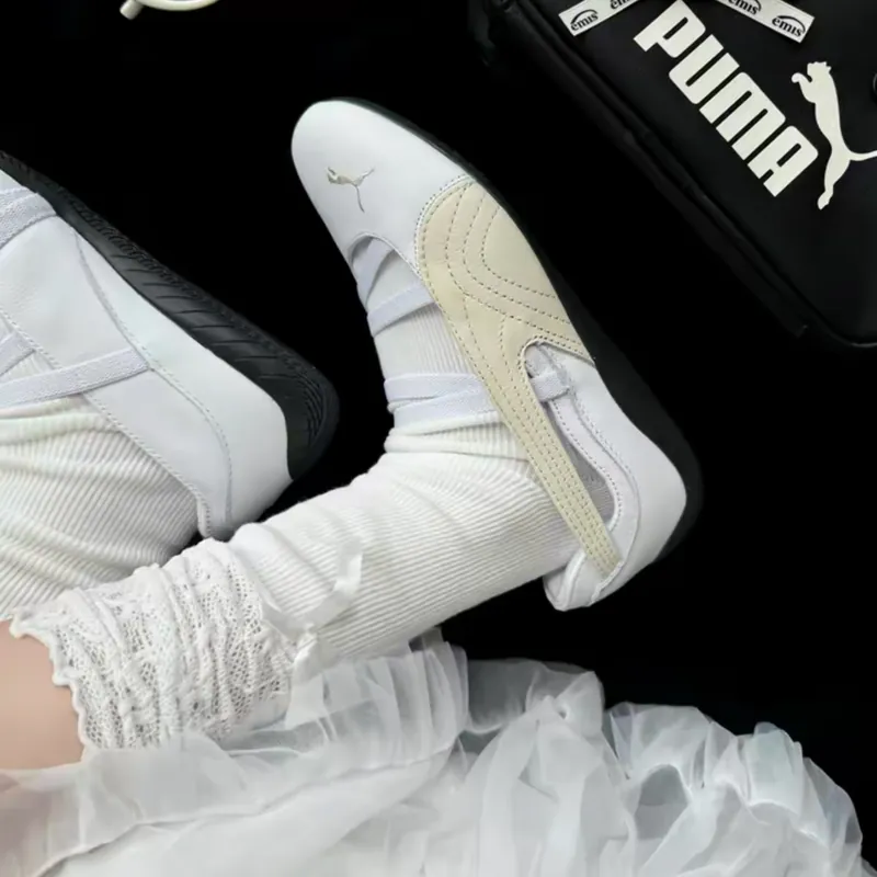【PUMA】SPEEDCAT BALLET 皮革白芭蕾鞋｜復古瑪莉珍女鞋