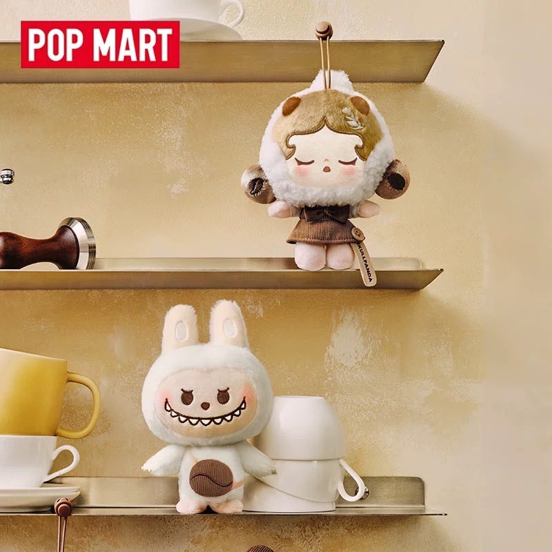 泡泡瑪特 泡泡萌粒 咖啡工廠系列 搪膠毛絨吊飾盲盒