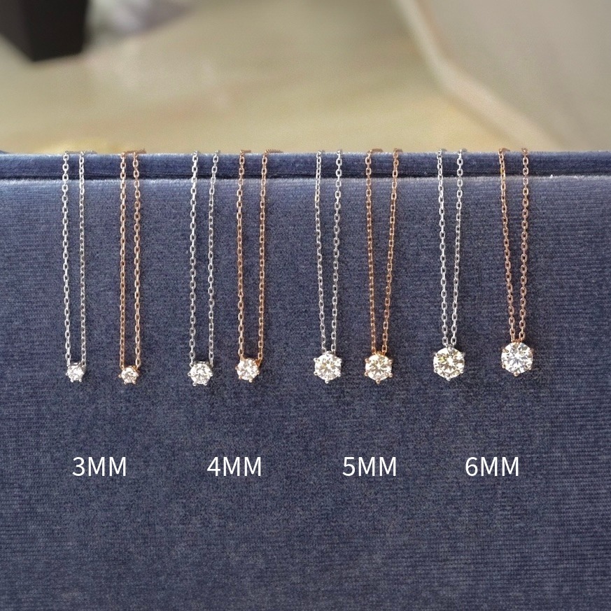 Svn36 (3mm莫桑石頸鏈）