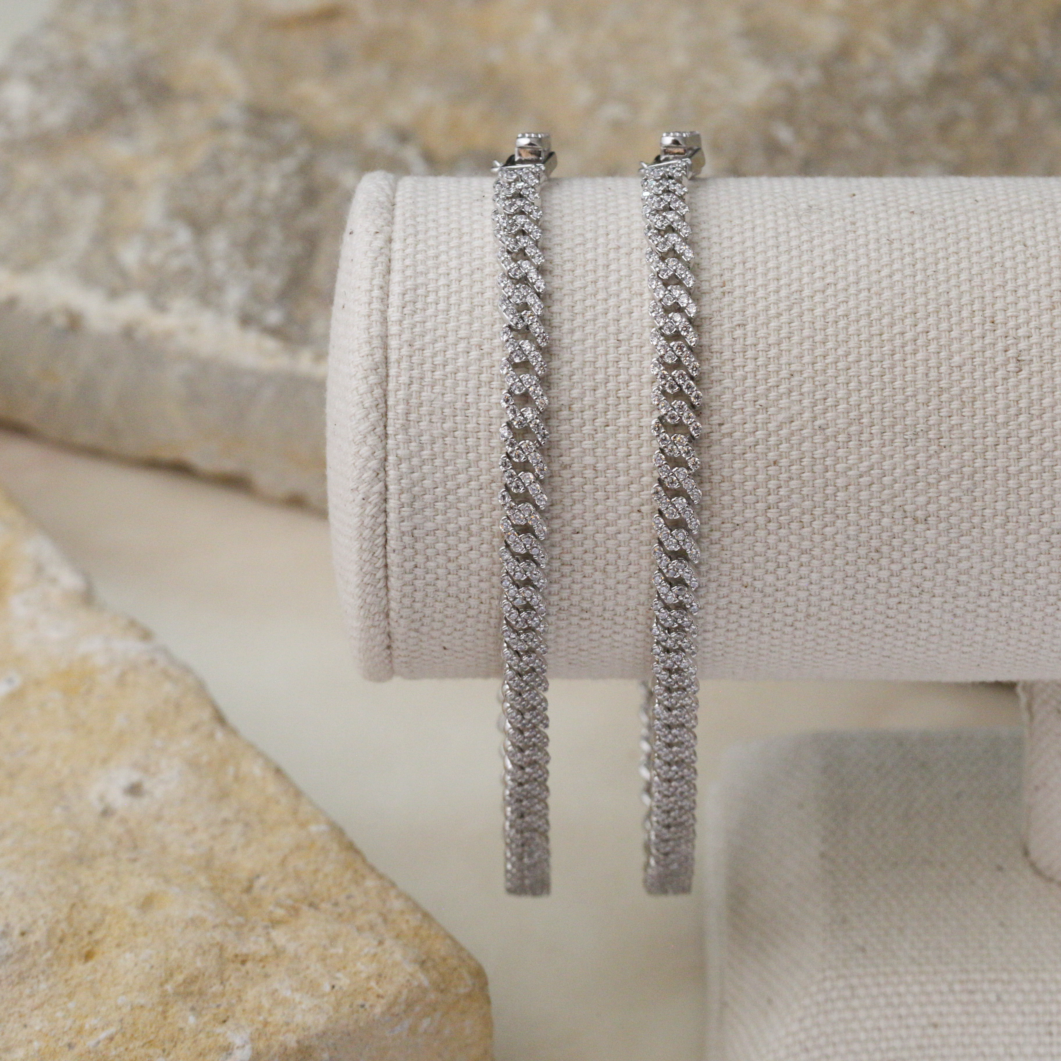 Svb150 (鋯石古巴手鏈）