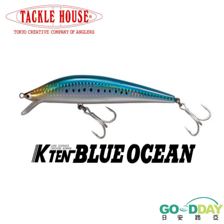 tackle house K-TEN Blue Ocean Minnow BKF 浮水