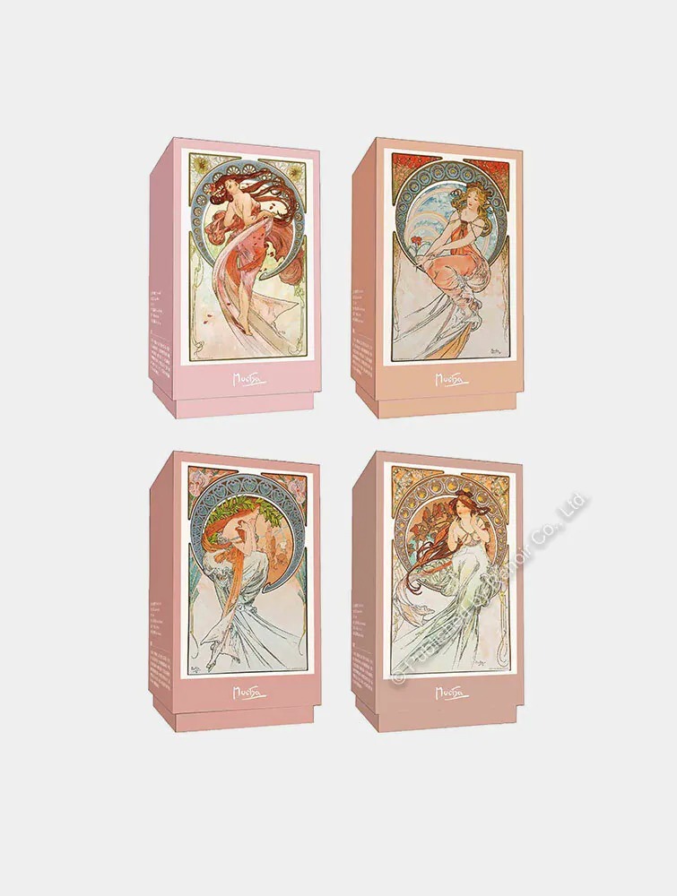 【雷諾瓦拼圖】藝術四聯作/慕夏