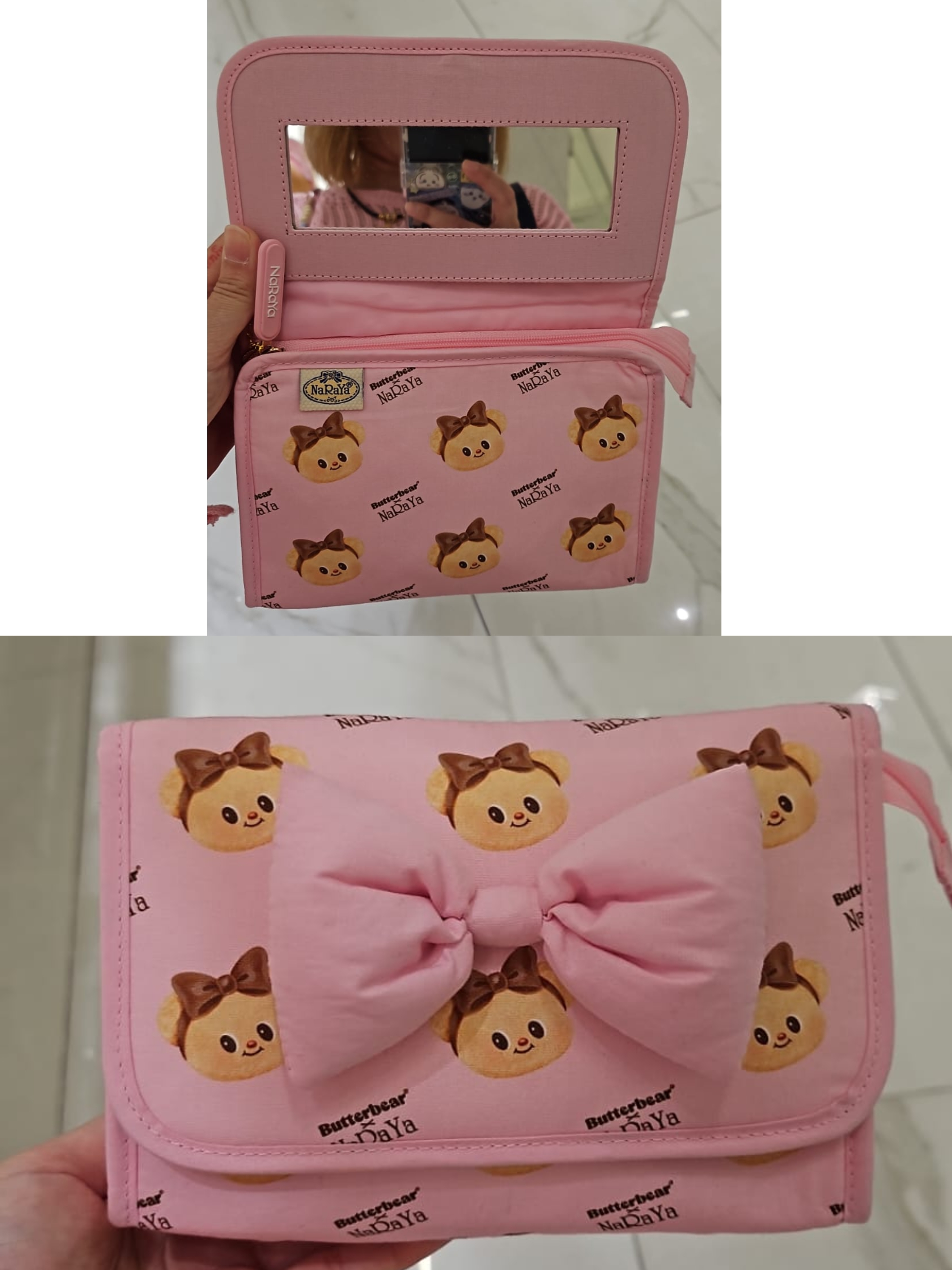 泰國化妝袋仔連鏡 (T9 CR262)