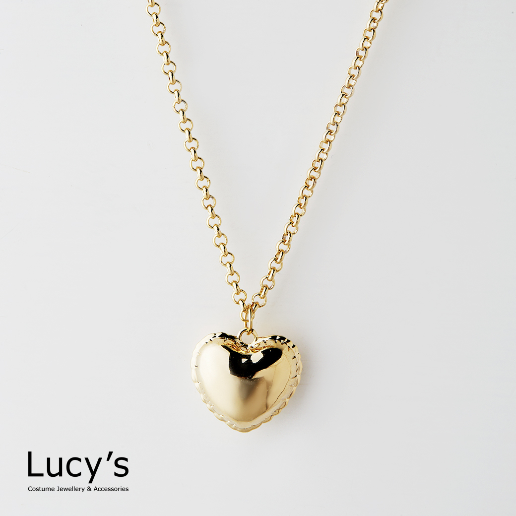 愛心氣球 項鍊 (二色) (125155/125156)