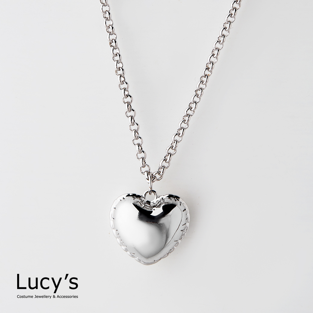 愛心氣球 項鍊 (二色) (125155/125156)