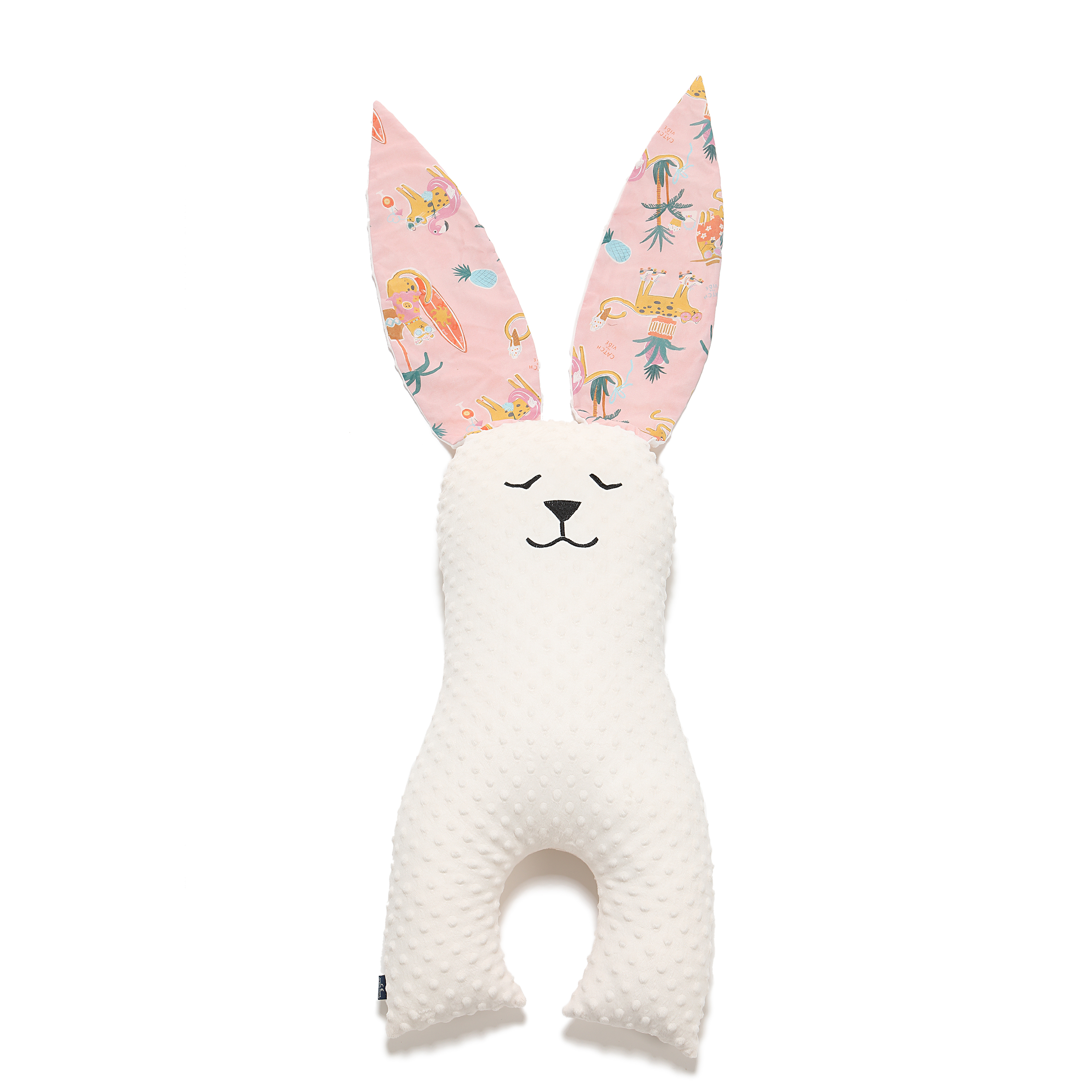 La Millou波蘭 逗比兔(70cm)｜石虎渡假中(粉底)|雲朵白