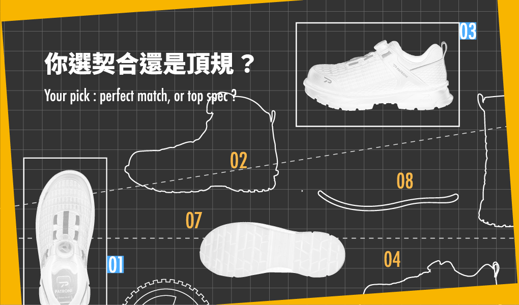 PATRONI 配多利安全鞋金句語錄送達你每天的安全鞋