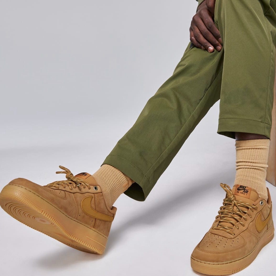 NIKE 休閒鞋 AIR FORCE 1 07 大地色 復古 男 CJ9179-200