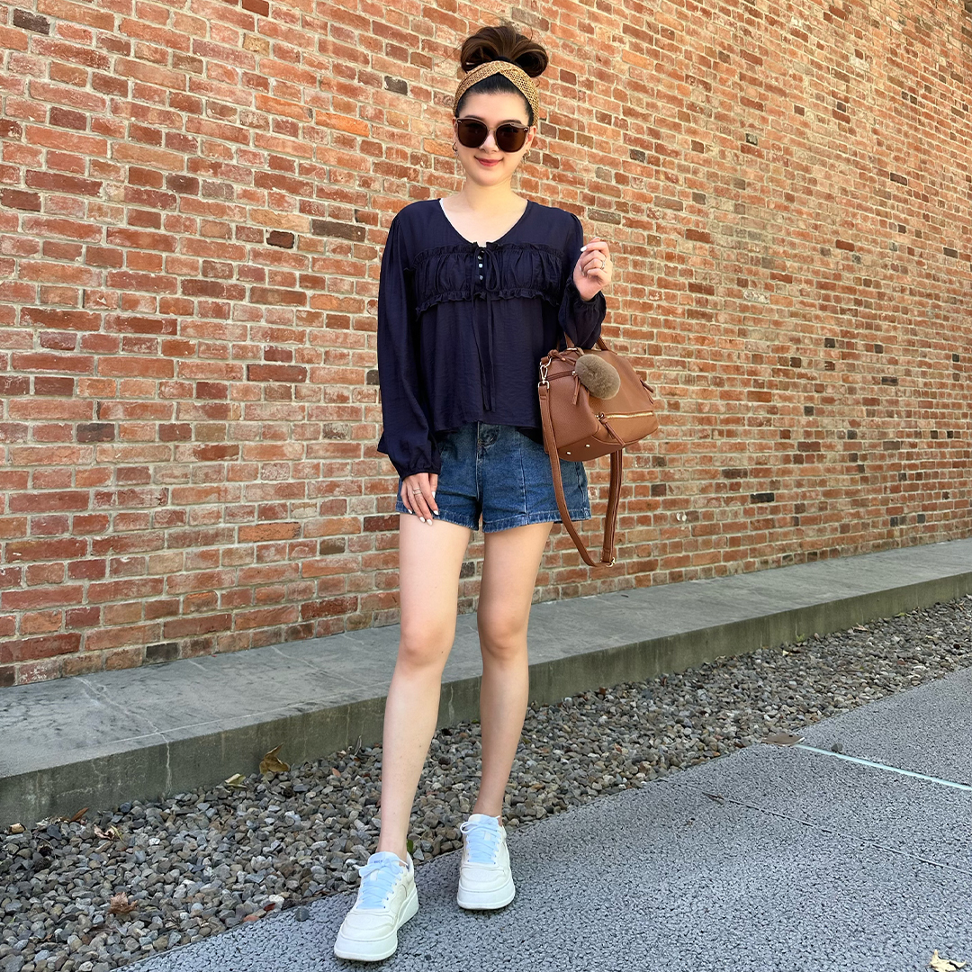 氣質雪紡娃娃裝上衣