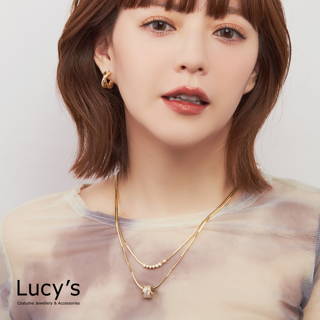 光序輪軸 雙層項鍊 (124008)