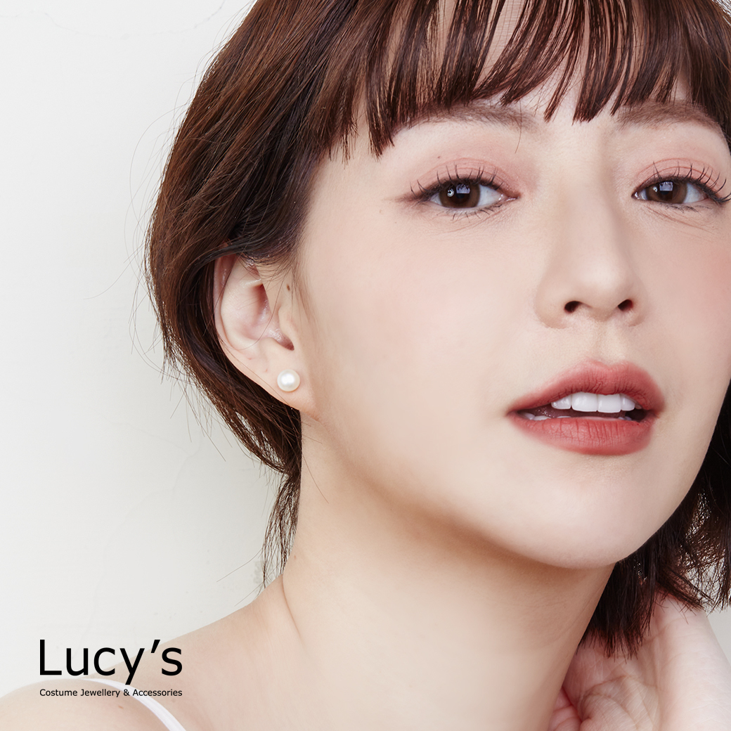 925純銀 經典珍珠 耳環 (37335)