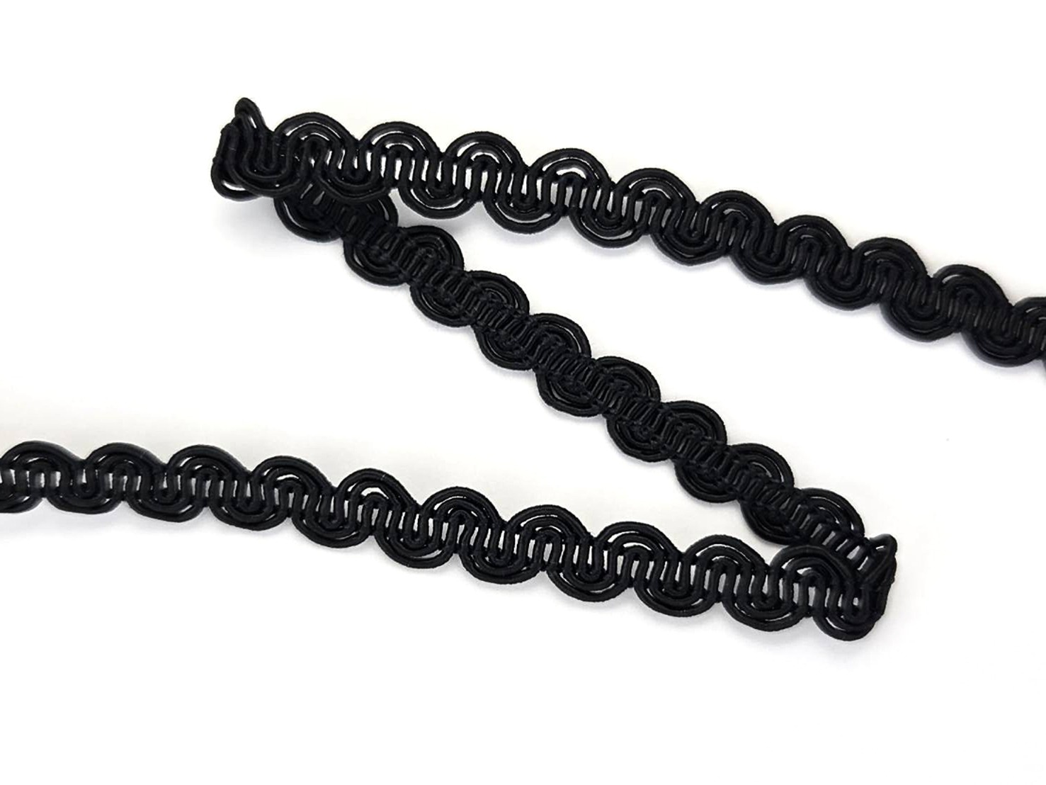 花飾織帶/山形黑_絕版Outlet