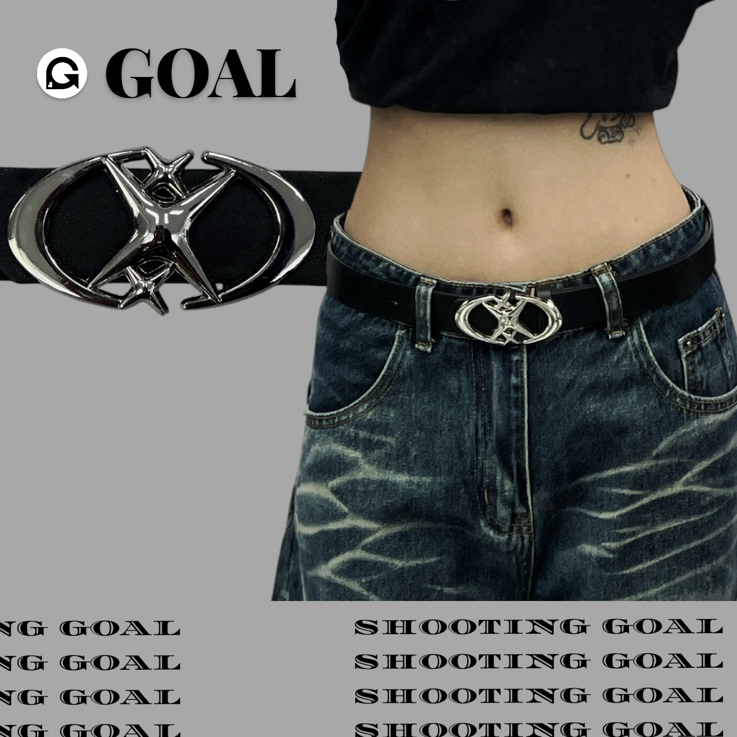 (GOAL) 橢圓三星 皮帶