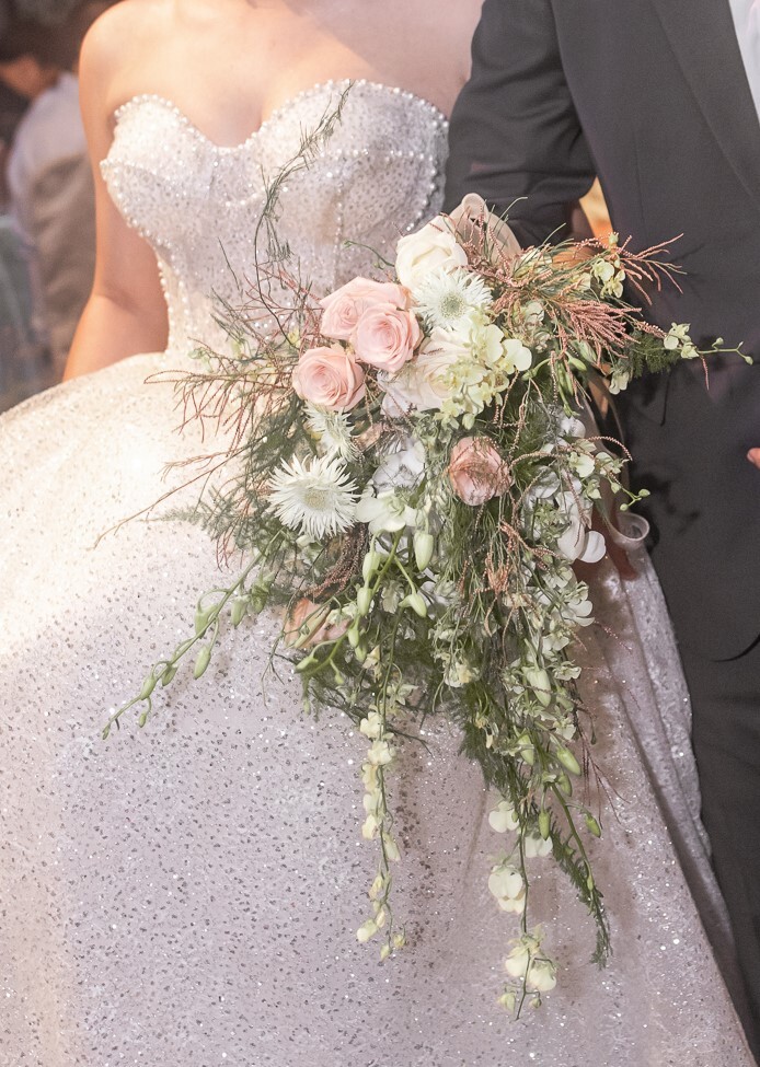 傾瀑之約 | 鮮花捧花