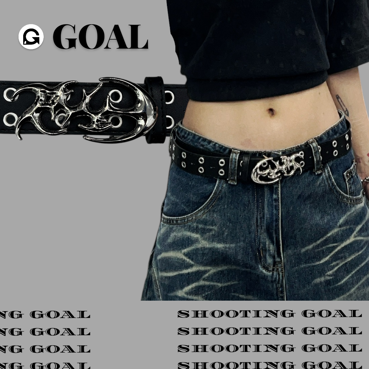 (GOAL) 異形 惡魔 孔洞 皮帶