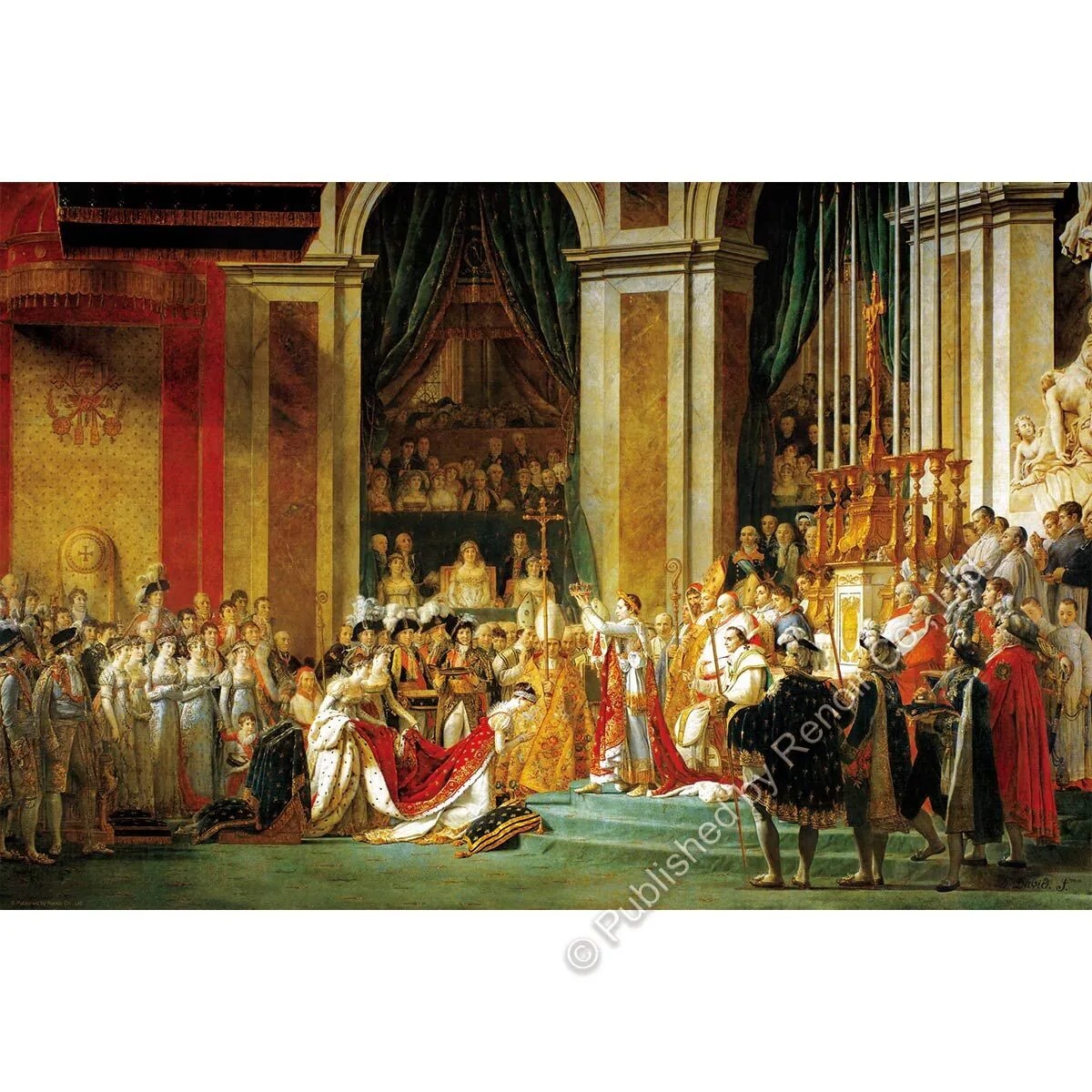 【雷諾瓦拼圖】拿破崙加冕禮/大衛 (II)