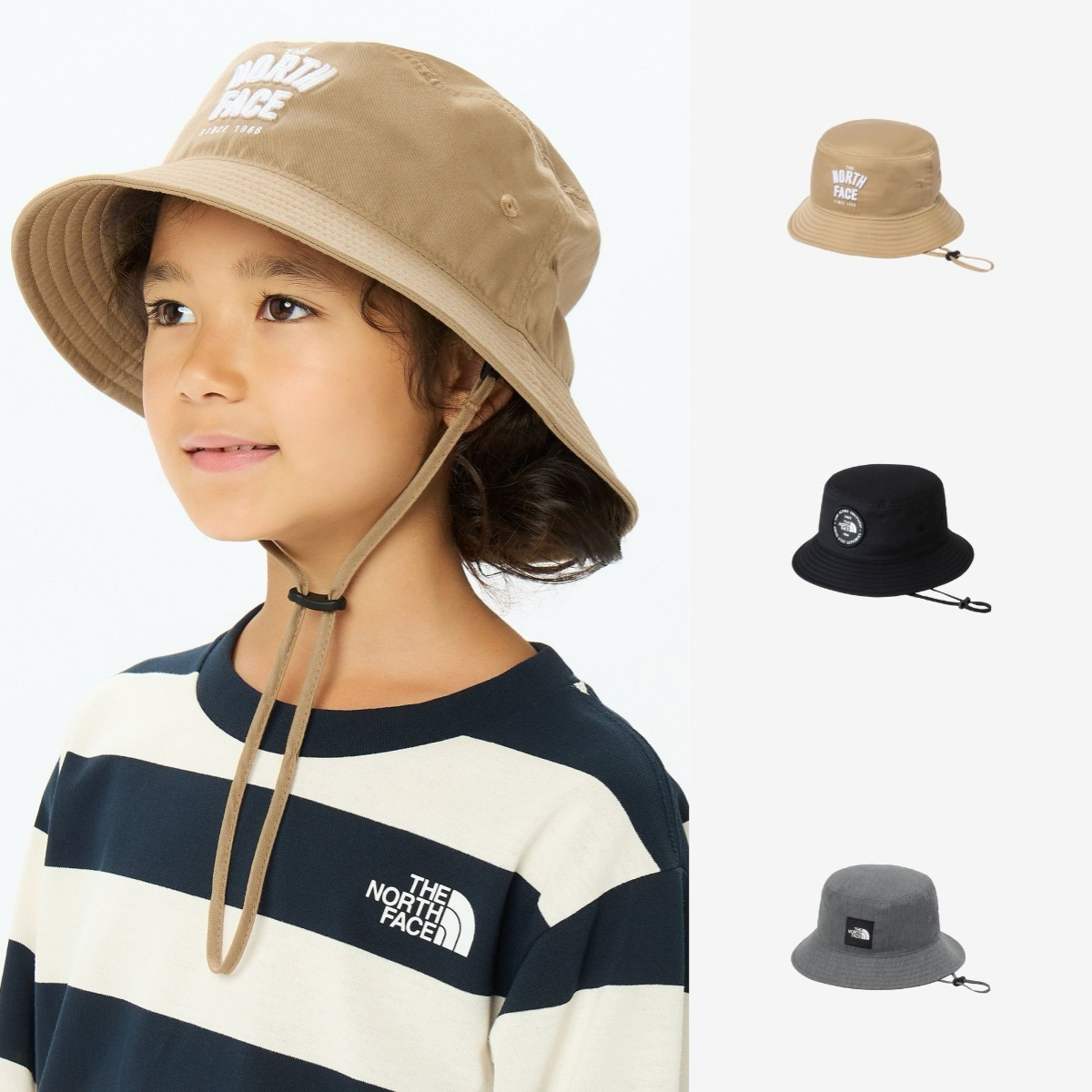 預購┃日本 THE NORTH FACE KIDS MESSAGE HAT 小孩款 露營 漁夫帽