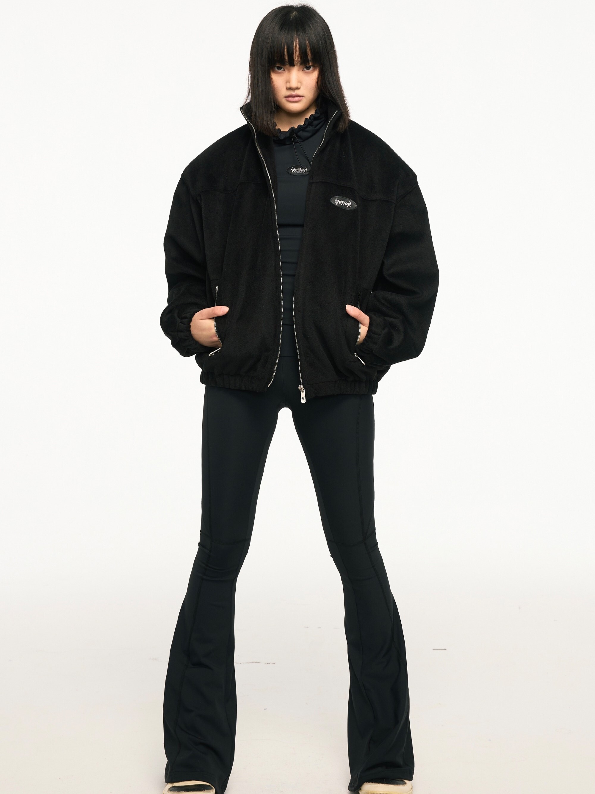 TAROTAROT 廓型加厚 墊肩外套