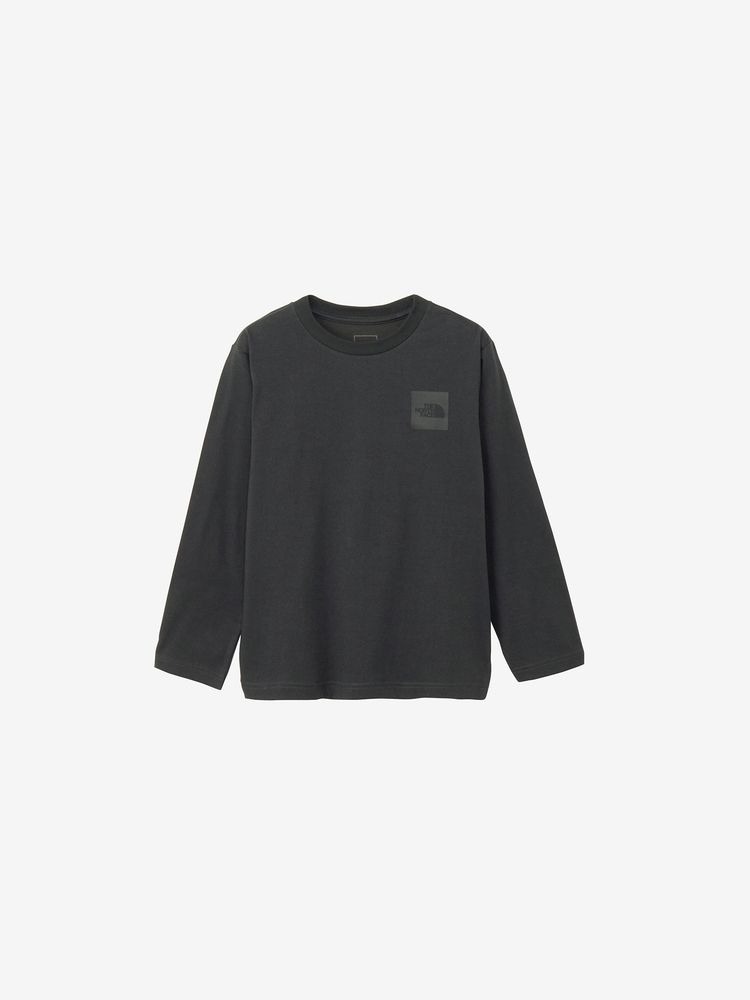 預購┃日本THE NORTH FACE KIDS L/S Small Square Logo Tee 小孩款 兒童 方形Logo 長袖