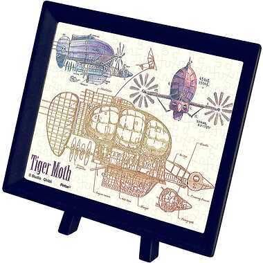 150片小拼圖(附框架) 天空之城 虎蛾號