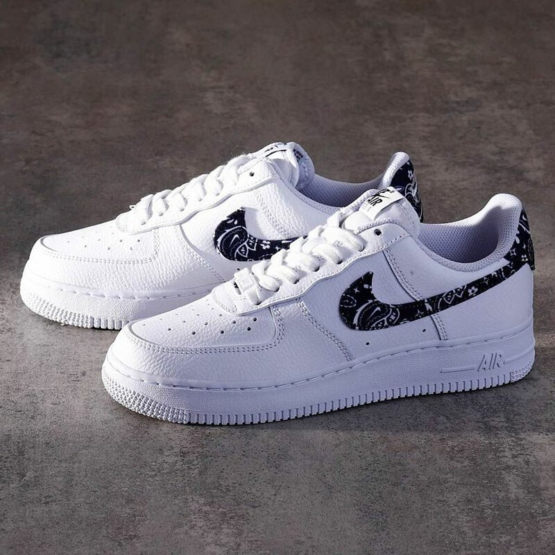 Nike Air Force 1 Low Paisley 變形蟲黑勾 W AIR FORECE DH4406-101