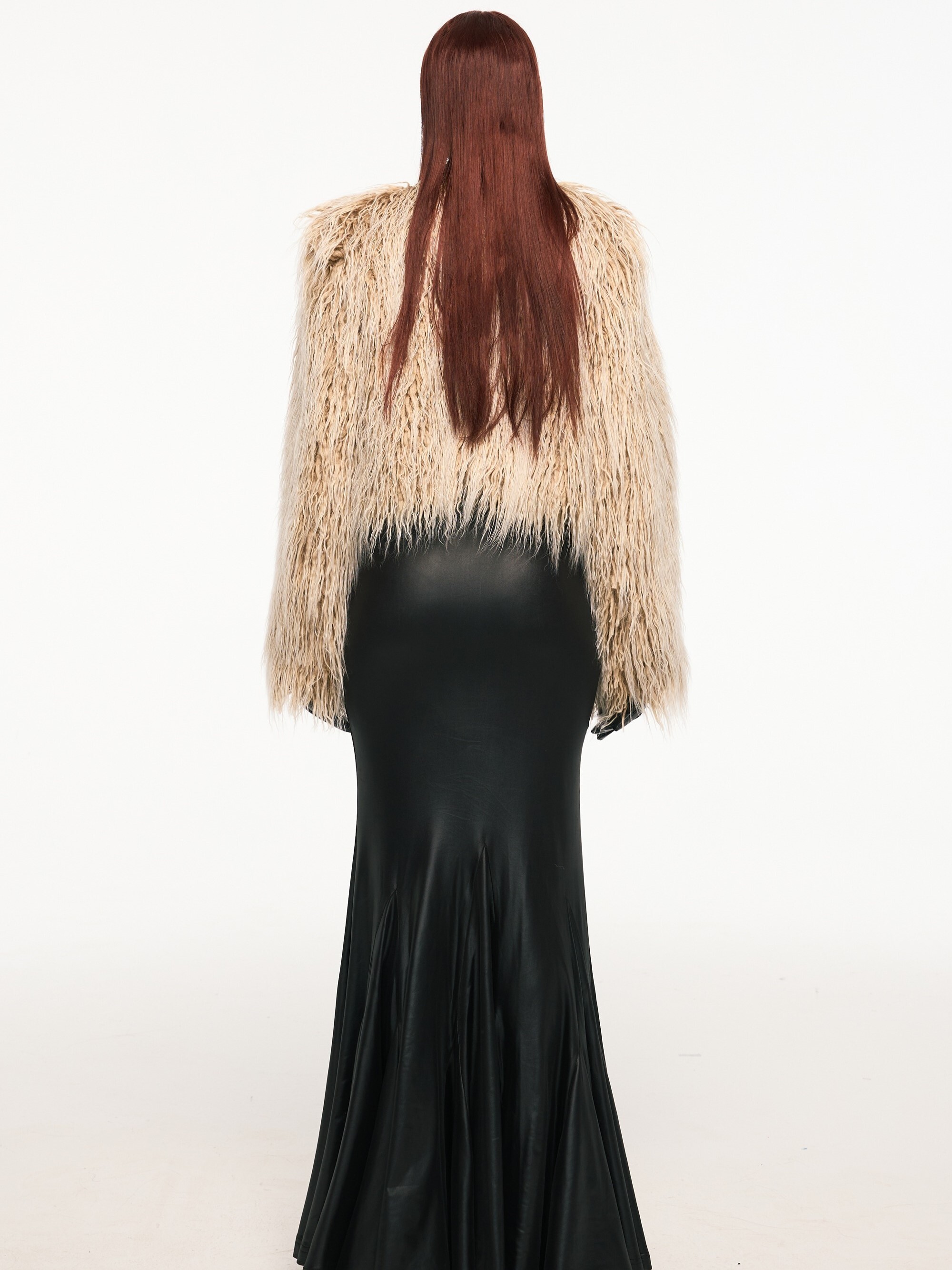 TAROTAROT Vice City 無法抗拒款  仿皮草外套