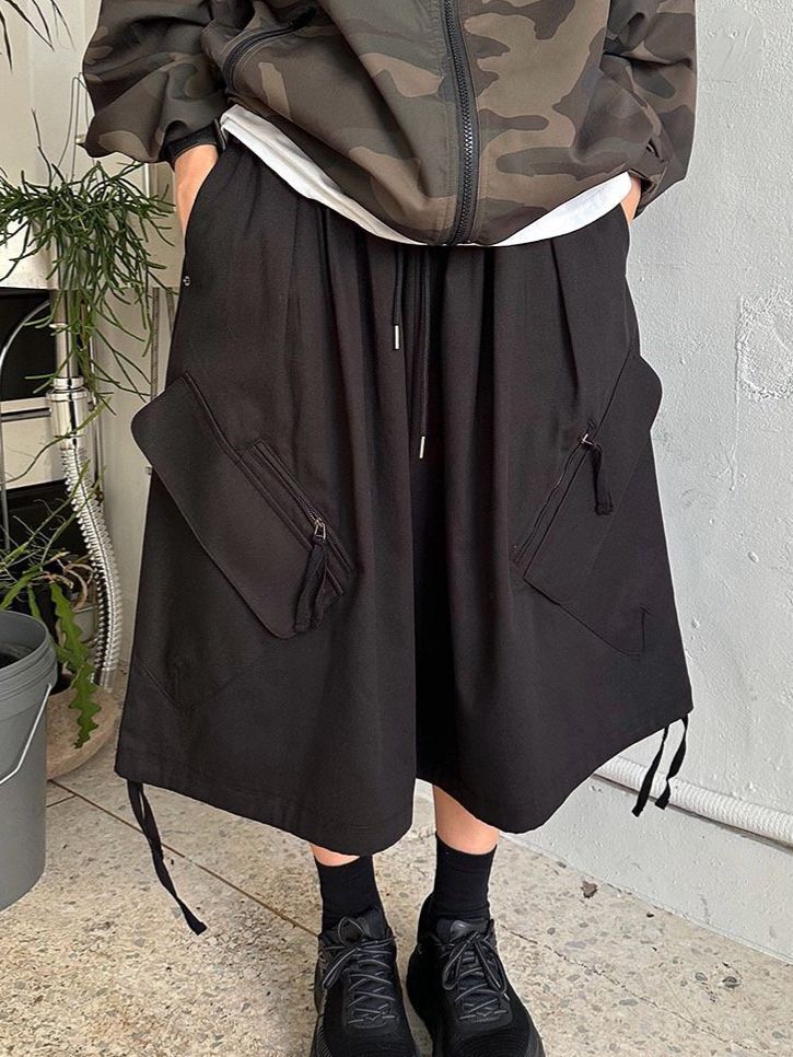 淨色工裝短褲 LEAD-001P