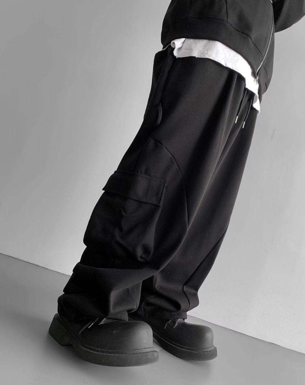 淨色可束腳運動褲 LEAD-002P