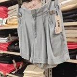 [S] DKNY LT CHAMBRAY TENCEL SHORT, P51WIWA8-7LT [FINAL SALE] (SD1566)