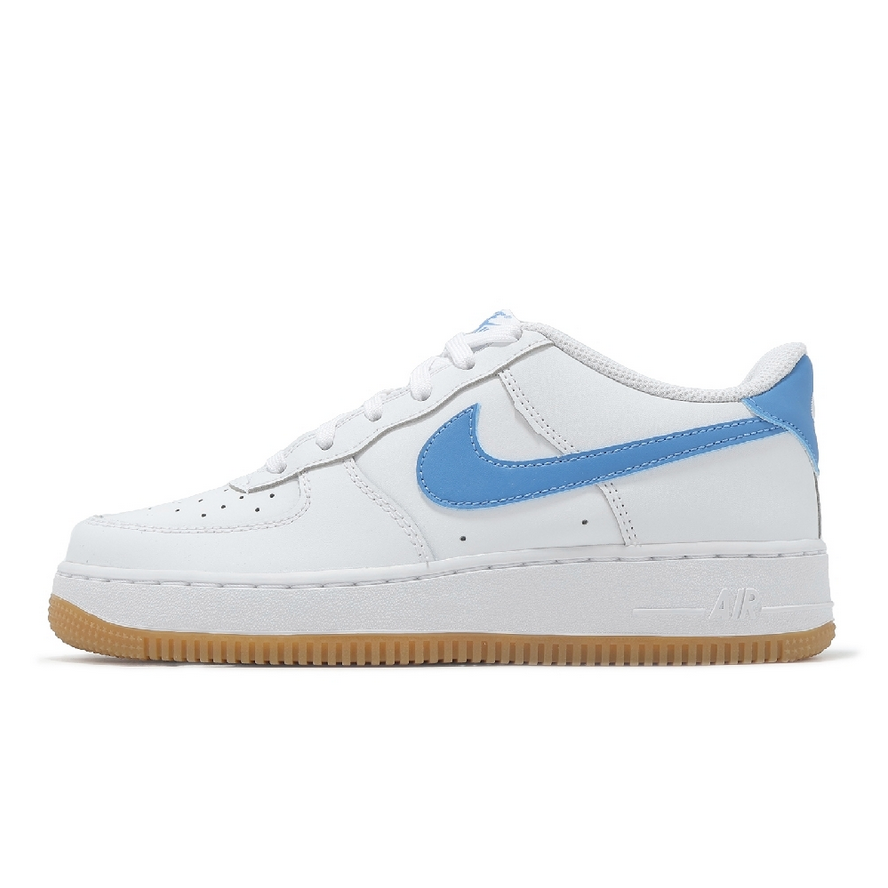 【預訂】NIKE AIR FORCE 1 白藍啡底 -GS