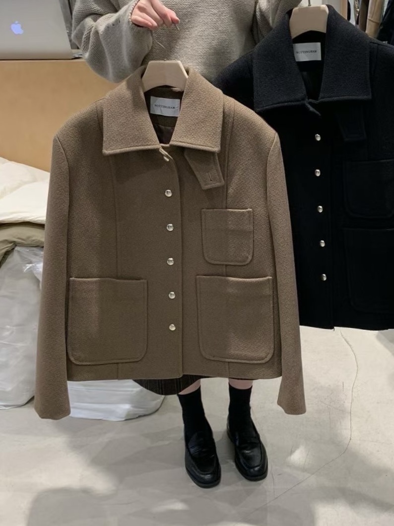 (飯店選品/上)週末倫敦雙邊口袋羊毛夾克