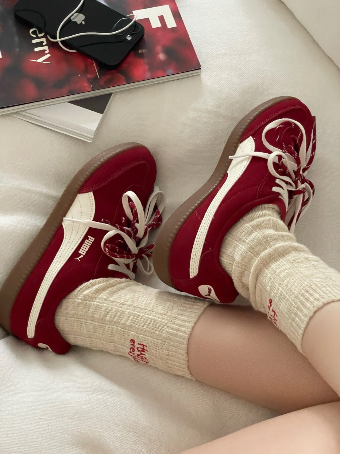 PUMA 9-T SUEDE 復古紅棕