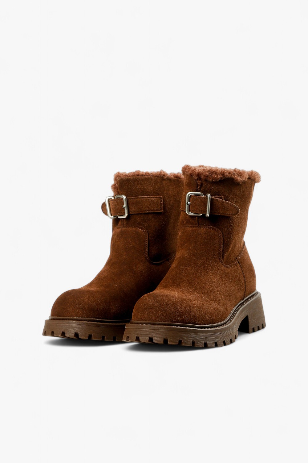 Fleece 布面舒適短靴