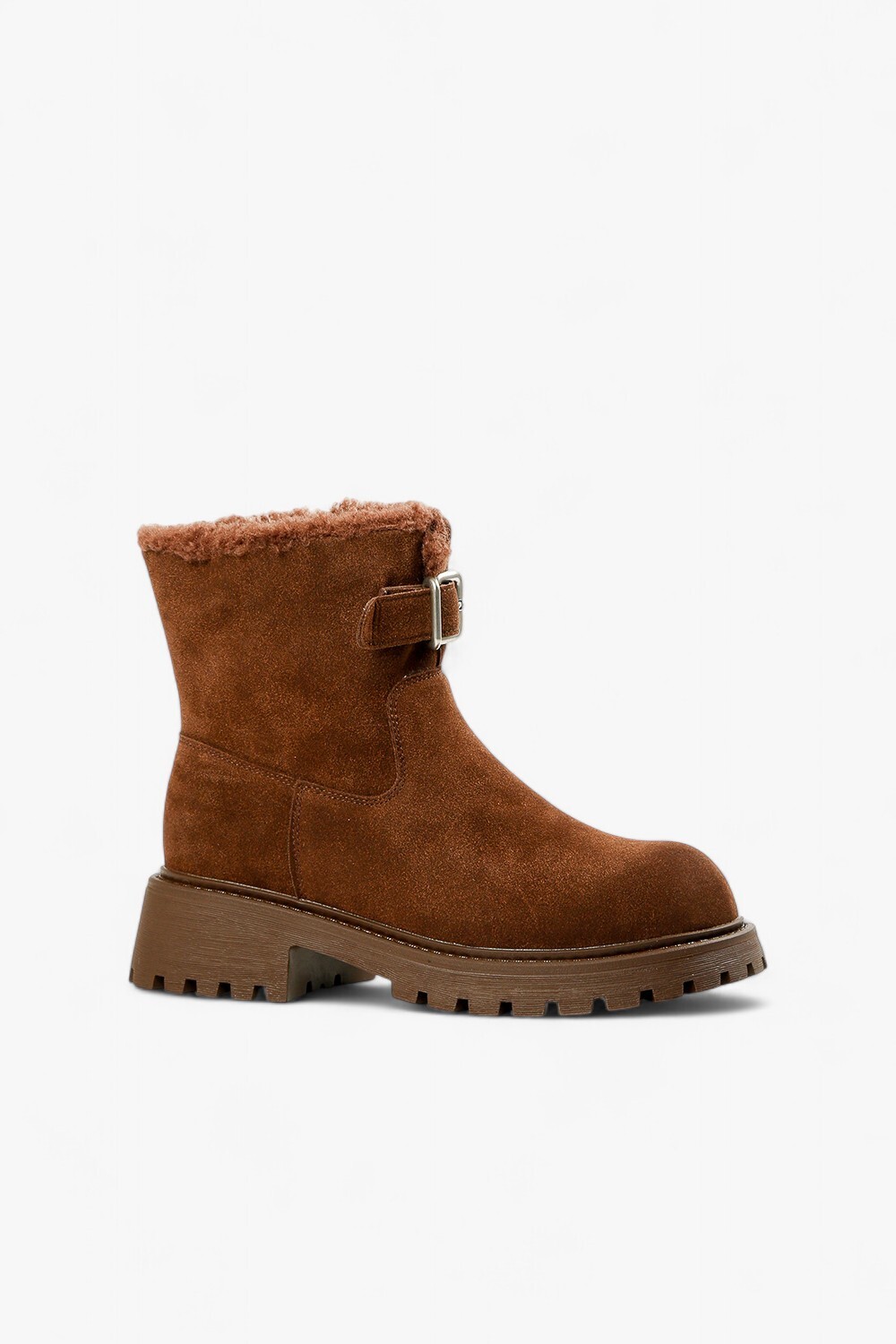 Fleece 布面舒適短靴