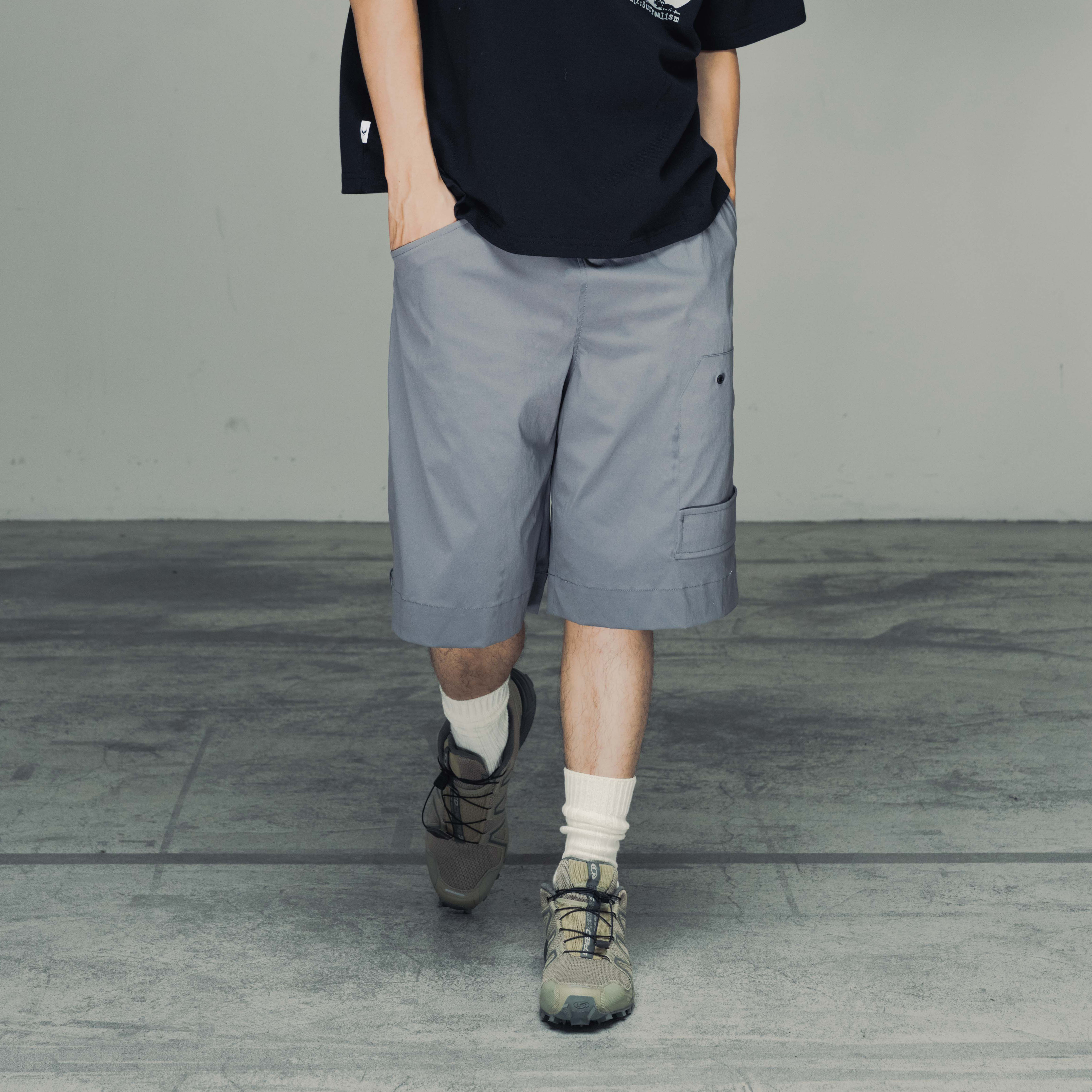 REMIX x AGILITY "Sevr" Knee Shorts