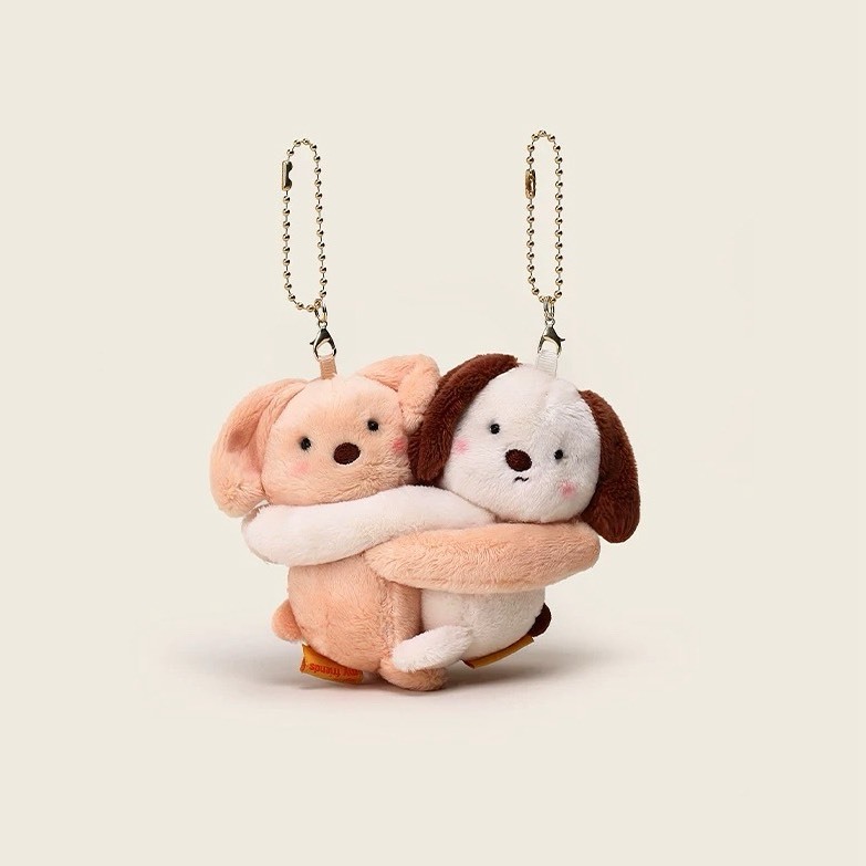 可愛動物 毛絨 抱抱吊飾