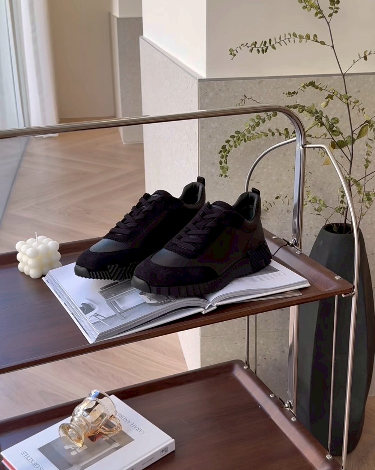 HERMES｜BOUNCING 運動鞋 黑灰