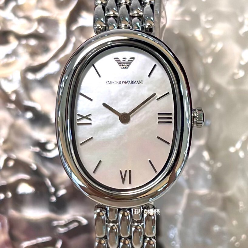 【EMPORIO ARMANI 亞曼尼】軟語呢喃時尚腕錶AR11706 24mm 現代鐘錶
