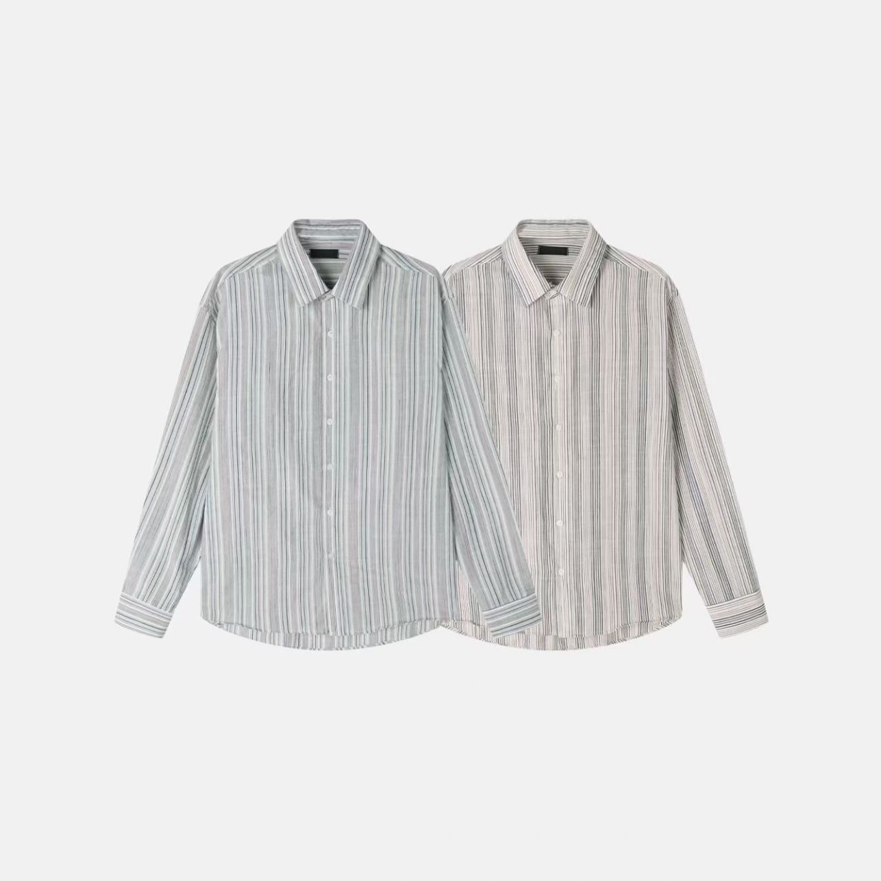 直間長袖恤衫 Vass-035S