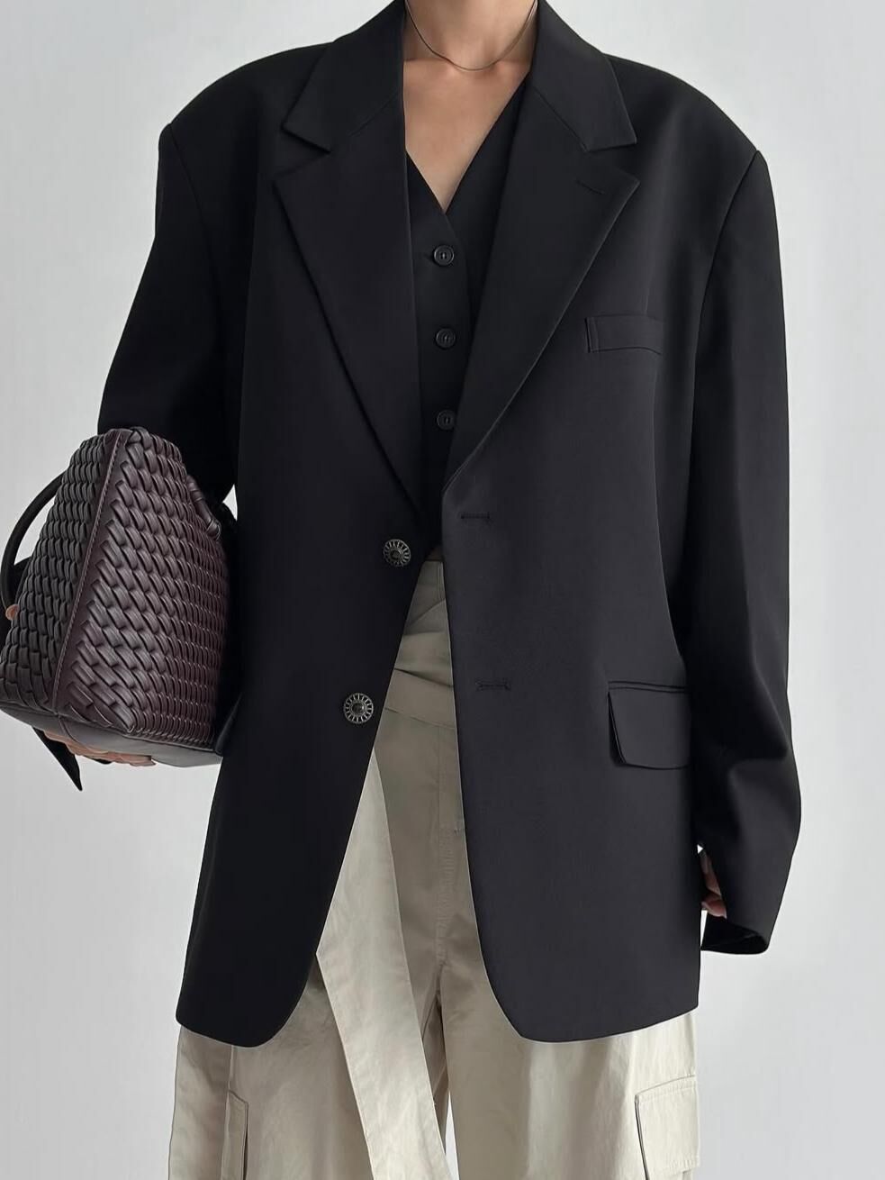 淨色西裝褸 FLEUR-009JK