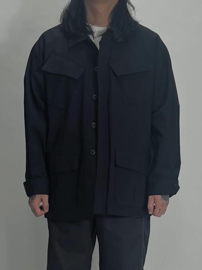 淨色反領開胸外套 FLEUR-011JK