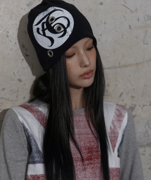 【代購】Fancy Club FY 圓孔冷帽 毛帽 冷帽 鉚釘 個性 辣妹