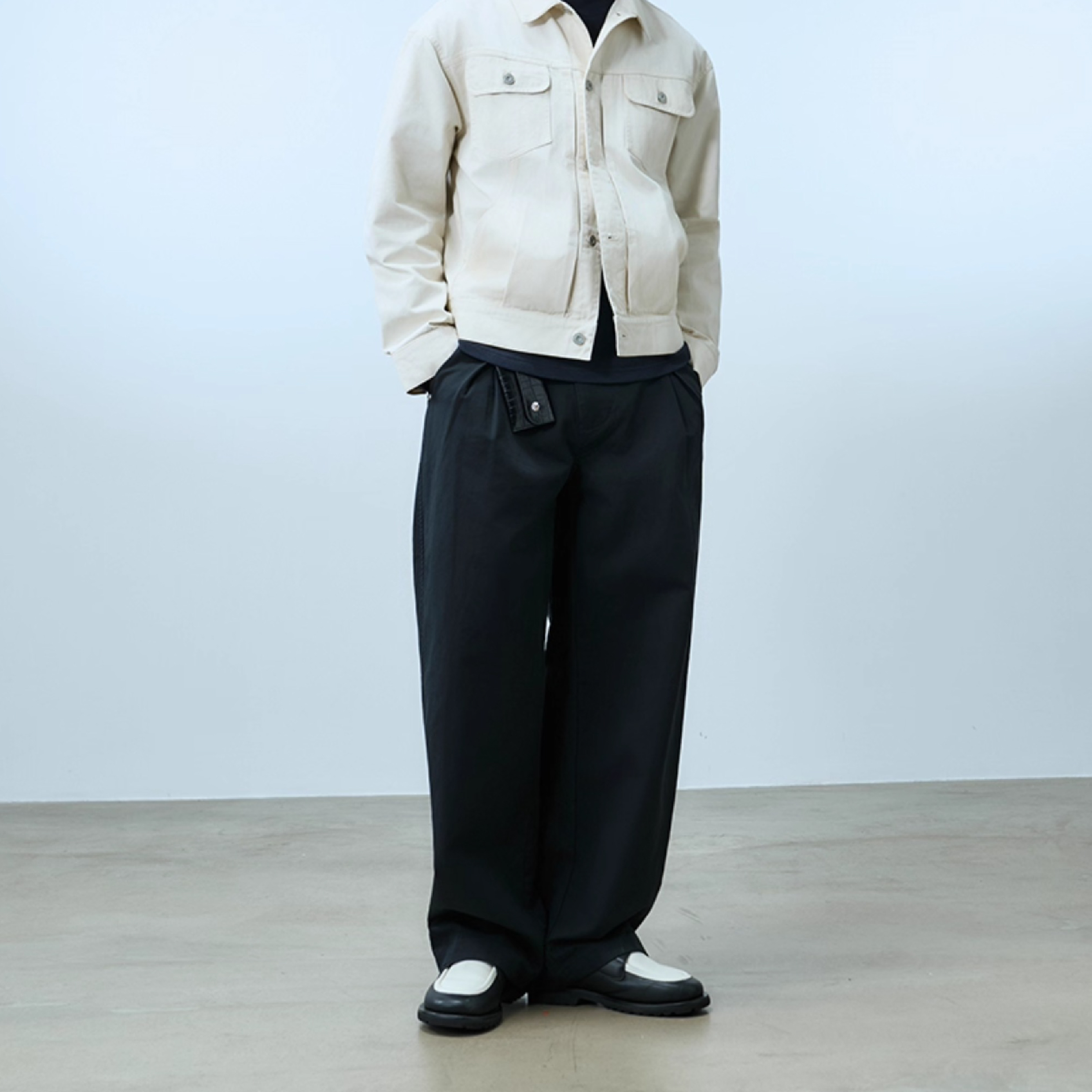 TANOXI Washed Linen Wide Leg Pants 水洗亞麻 雙褶氣球褲 [TNX-P379]