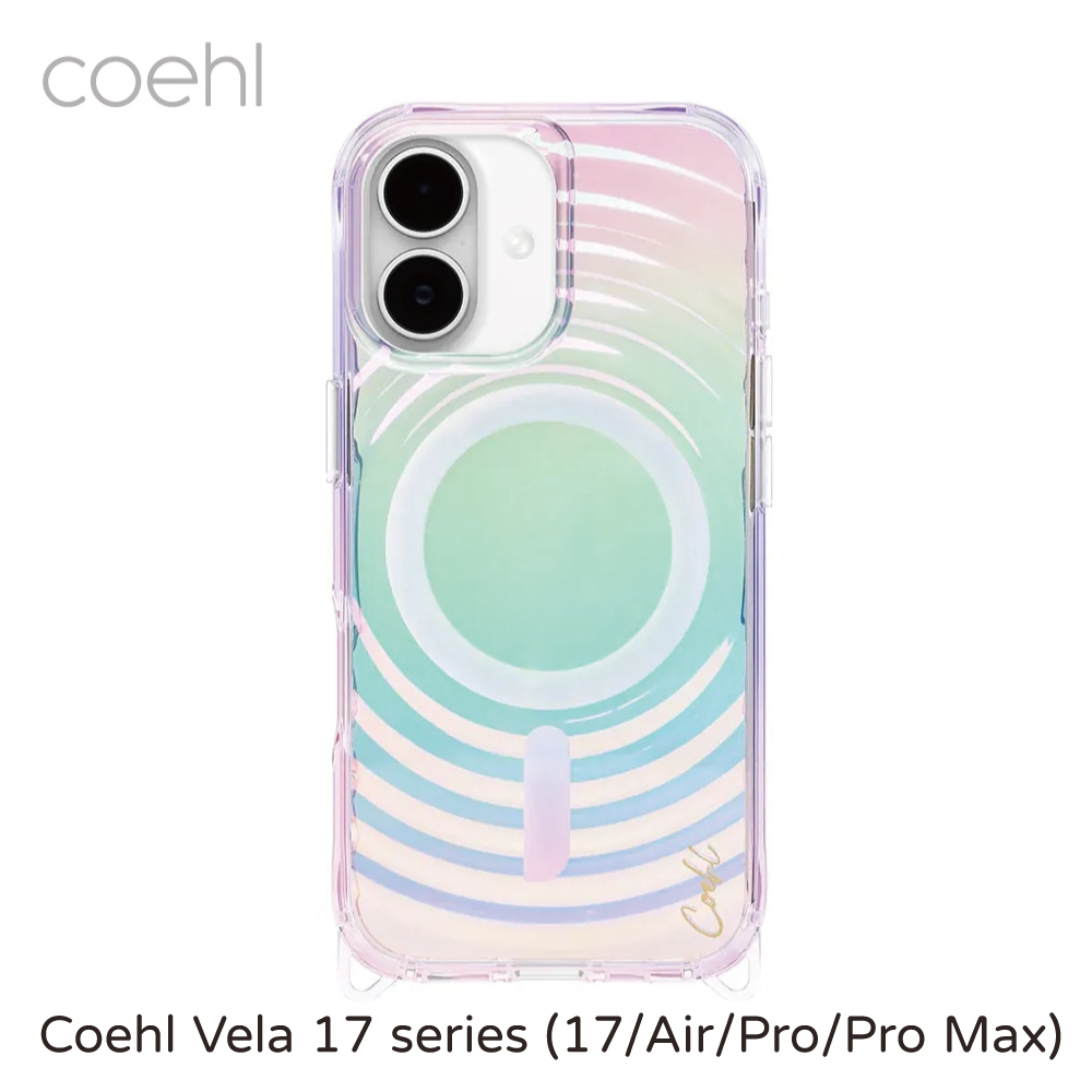 UNIQ｜iPhone 17 系列 Coehl Vela 水波紋磁吸保護殼｜附掛具