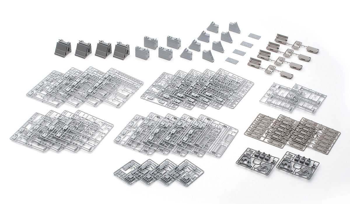 Tomix 3232 N規 架空線桿及新幹線式供電裝置（堤防S35、高架橋S35各2組）